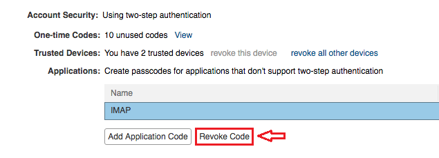 Application Passcode | EhloMail User Guide